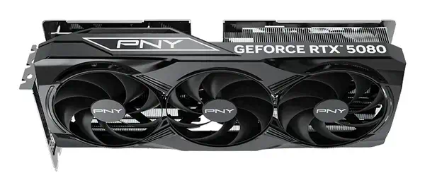 GeForce RTX 5080 Overclocked Triple Fan GPU - PNY - Carte graphique - visuel 5