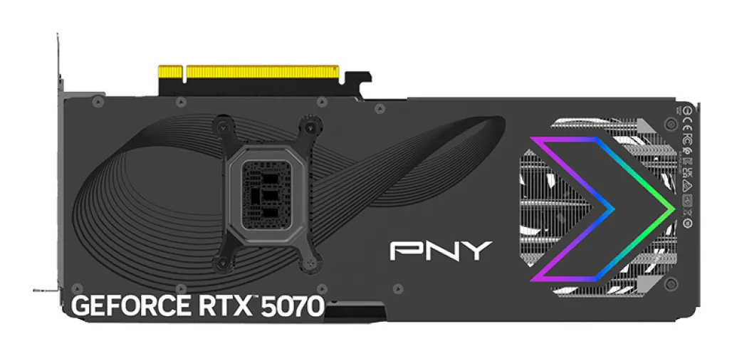 PNY GeForce RTX 5070 EPIC-X RGB OC NVIDIA 12 Go GDDR7 - Carte graphique - visuel 4