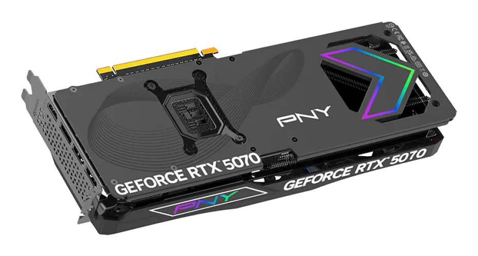 PNY GeForce RTX 5070 EPIC-X RGB OC NVIDIA 12 Go GDDR7 - Carte graphique - visuel 6