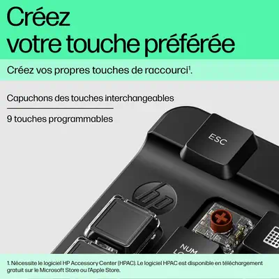 Pavé numérique sans fil programmable HP 430 - Clavier - visuel 10