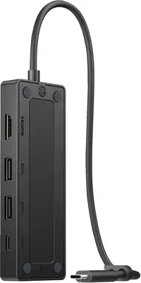 Concentrateur USB-C de voyage HP G3 HP - visuel 1 - hello RSE - Alimentation évolutive