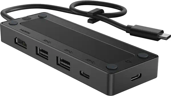 Concentrateur USB-C de voyage HP G3 HP - visuel 1 - hello RSE - Compatibilité maximale, encombrement minimal