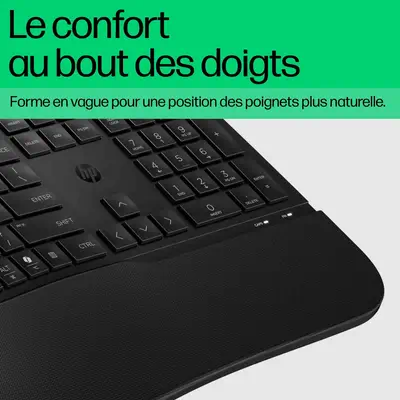 HP 480 CFT WD KBD clavier Maison USB Noir - Clavier - visuel 9