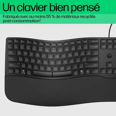 HP 480 CFT WD KBD clavier Maison USB Noir - Clavier - visuel 8