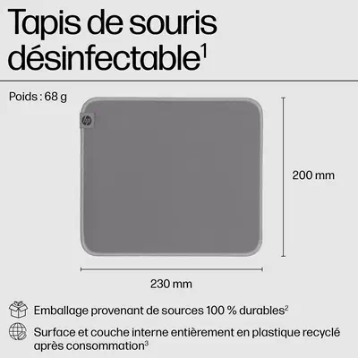 Tapis de souris désinfectable HP 100 - Accessoire Divers - visuel 5