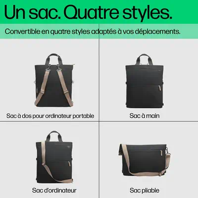 Sac forme sac à dos pour ordinateur portable convertible HP 14 pouces - Sacoche & Housse - visuel 8