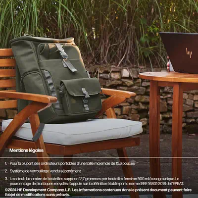 Sac à dos modulaire pour PC portable HP 15,6 pouces - Sacoche & Housse - visuel 6