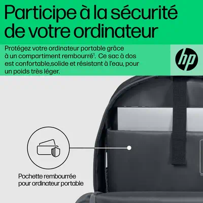 Sac à dos pour PC portable HP 15,6 pouces - Sacoche & Housse - visuel 3