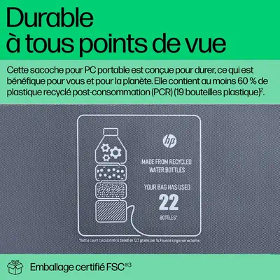 Mallette pour PC portable HP Everyday 16 pouces HP - visuel 1 - hello RSE - Résistante pour votre matériel informatique