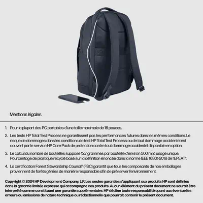 Sac à dos pour PC portable HP Everyday 16 pouces - Sacoche & Housse - visuel 9