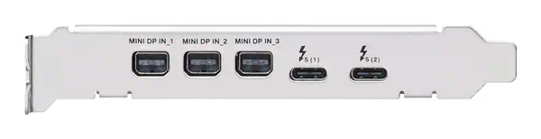ASUS ThunderboltEX 5 carte et adaptateur d'interfaces Interne Mini DisplayPort, USB 2.0, PCIe, USB T - Asus - Station d'accueil pour portable - visuel 7