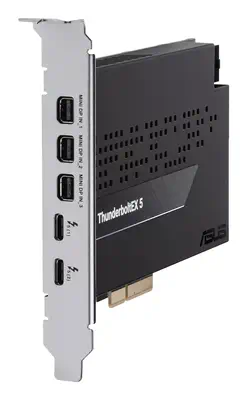 ASUS ThunderboltEX 5 carte et adaptateur d'interfaces Interne Mini DisplayPort, USB 2.0, PCIe, USB T - Asus - Station d'accueil pour portable - visuel 4