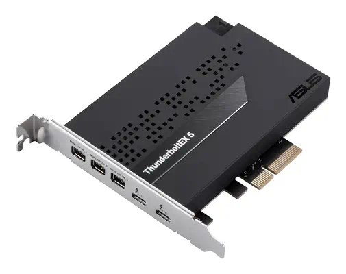 ASUS ThunderboltEX 5 carte et adaptateur d'interfaces Interne Mini DisplayPort, USB 2.0, PCIe, USB T - Asus - Station d'accueil pour portable - visuel 2