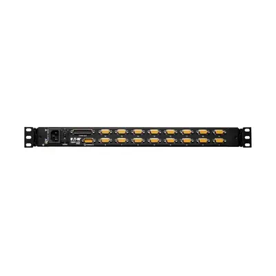 Eaton B020-U16-19-K commutateur écran, clavier et souris Grille Eaton - visuel 1 - hello RSE - Connectez jusqu'à 264 ordinateurs à une console d'origine