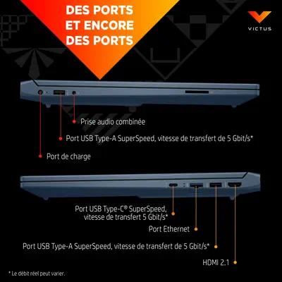 Victus Gaming Laptop 15-fa0003nf - HP - PC Portable - visuel 6