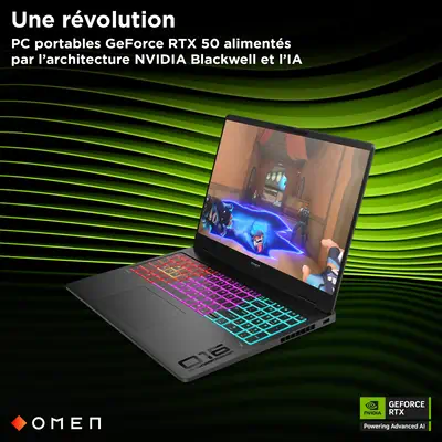 OMEN MAX Gaming Laptop 16-ah0021nf HP - visuel 1 - hello RSE - Format d’image 16:10