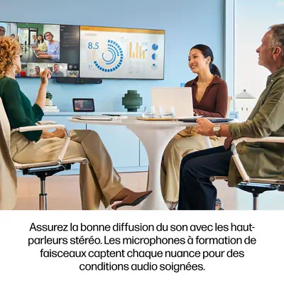 Barre vidéo USB Poly Studio V12 sans module d’alimentation - HP - Visioconférence - visuel 3