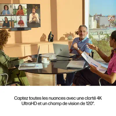 Barre vidéo USB Poly Studio V12 sans module d’alimentation - HP - Visioconférence - visuel 6