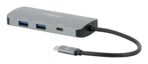 Mobilis 001382 station d'accueil Avec fil USB 3.2 Gen 1 (3.1 Gen 1) Type-C Noir, Gris - Protection d'écran et Filtre - visuel 1