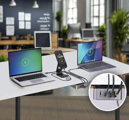 Chargeur USB-C Multi-Appareils à 4 Ports, 240 W au Total, Port Unique 140 W EPR, PD 3.1, Ports de Ve - StarTech - Station d'accueil pour portable - visuel 10