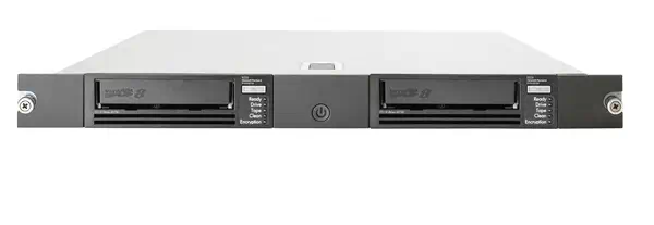Storage LTO-9 Ultrium Rack Mount Tape Drive 6x LTO-9 45TB Data Cartridges - HP - Lecteur de bande - visuel 1