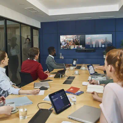 Barre vidéo tout-en-un Poly Studio X72 sans cordon d'alimentation TAA - HP - Visioconférence - visuel 4