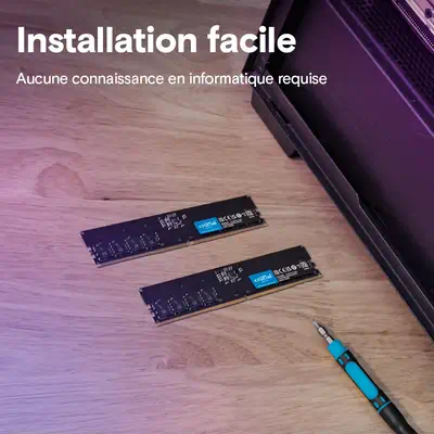 Crucial CT64G56C46U5 module de mémoire 64 Go 1 x 64 Go DDR5 - Mémoire - visuel 6