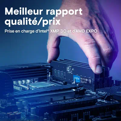 Crucial CT64G56C46U5 module de mémoire 64 Go 1 x 64 Go DDR5 - Mémoire - visuel 5