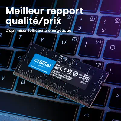Crucial CT64G56C46S5 module de mémoire 64 Go 1 x 64 Go DDR5 - Mémoire - visuel 5