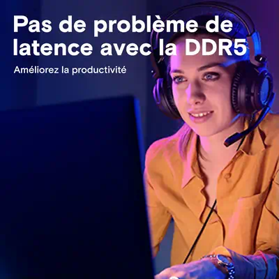 Crucial CT2K64G56C46S5 module de mémoire 128 Go 2 x 64 Go DDR5 - Mémoire - visuel 4