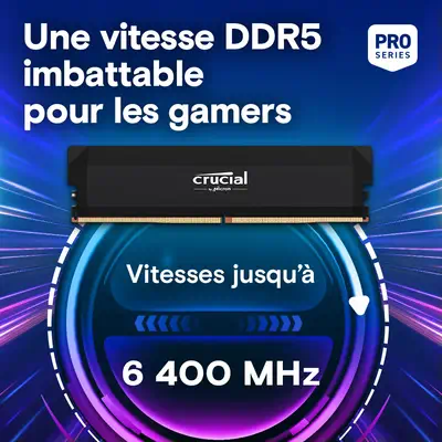 Crucial Pro CP2K32G64C40U5B module de mémoire 64 Go 2 x 32 Go DDR5 - Mémoire - visuel 2