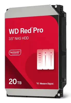 Western Digital Red Pro WD202KFGX disque dur 20 Western Digital - visuel 1 - hello RSE - Technologie exclusive NASware 3.0