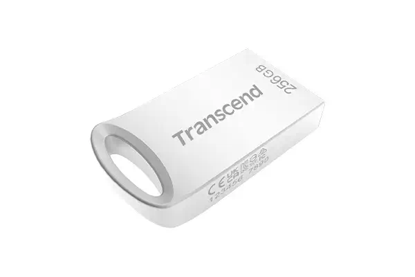 Transcend JetFlash 710S lecteur USB flash 256 Go USB Type-A 3.2 Gen 1 (3.1 Gen 1) Argent - Disque dur Externe - visuel 2