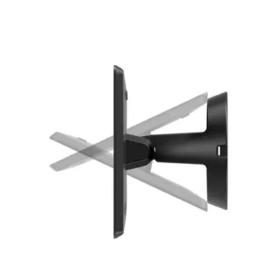Compulocks 505B support d'écran plat pour bureau 68,6 cm (27") Mur Noir - Accessoire - visuel 3
