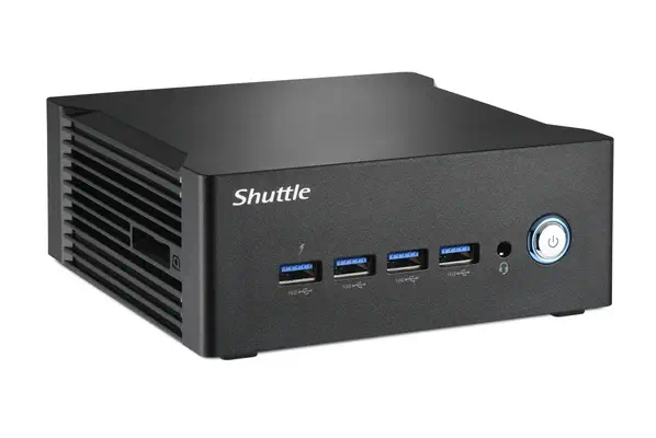 Nano PC NA10H7, AMD Ryzen™ 7-8845HS APU, Radeon 780M , 2xHDMI, 2xUSB 4.0 (DP), 2x2.5Gbit LAN, VESA,  - Shuttle - Barebone - visuel 1