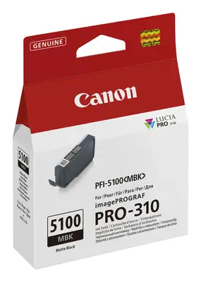 Canon PFI-5100 MBK cartouche d'encre 1 pièce(s) Original Canon - visuel 1 - hello RSE - Impression de qualité