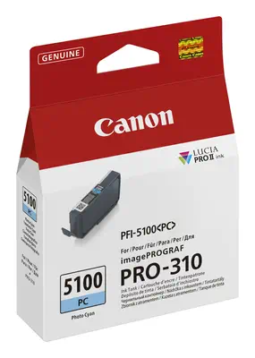 Canon PFI-5100 PC cartouche d'encre 1 pièce(s) Original Photo cyan - Cartouches d'encre - visuel 2
