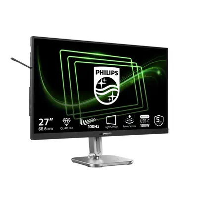 Philips 5000 series 27B2G5601/00 écran plat de PC 68,6 cm (27") 2560 x 1440 pixels Quad HD LCD Noir - Ecran Ordinateur - visuel 3