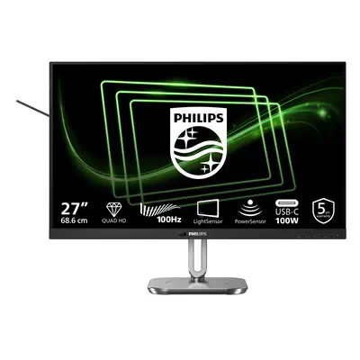 Philips 5000 series 27B2G5601/00 écran plat de PC 68,6 cm (27") 2560 x 1440 pixels Quad HD LCD Noir - Ecran Ordinateur - visuel 2