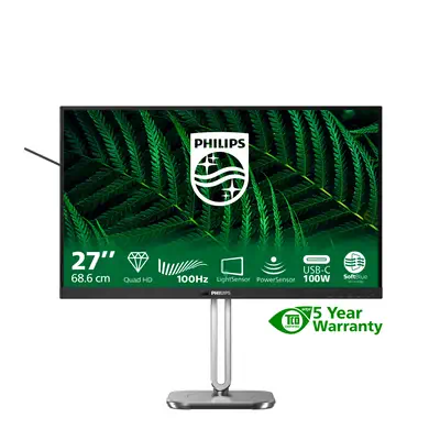 Philips 5000 series 27B2G5601/00 écran plat de PC 68,6 cm (27") 2560 x 1440 pixels Quad HD LCD Noir - Ecran Ordinateur - visuel 3