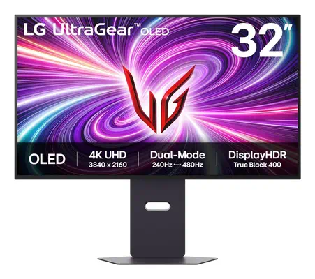 LG 32GS95UV-B écran plat de PC 81,3 cm (32") 3840 x 2160 pixels 4K Ultra HD OLED Noir - Ecran Ordinateur - visuel 1