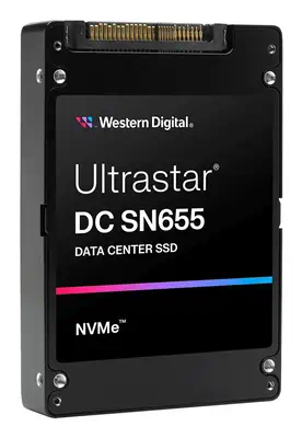 Western Digital Ultrastar DC SN655 3,84 To U.3 Western Digital - visuel 1 - hello RSE - Stockage de grande capacité