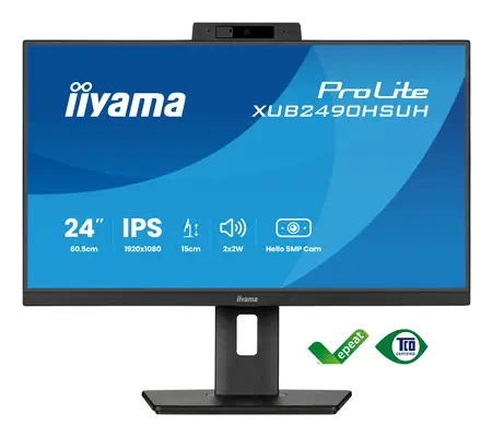 iiyama XUB2490HSUH-B2 écran plat de PC 60,5 cm (23.8") 1920 x 1080 pixels Full HD LED Noir - Ecran Ordinateur - visuel 2