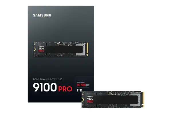 Samsung 9100 PRO PCIe® 5.0 NVMe™ M.2 SSD Samsung - visuel 1 - hello RSE - Polyvalent et puissant