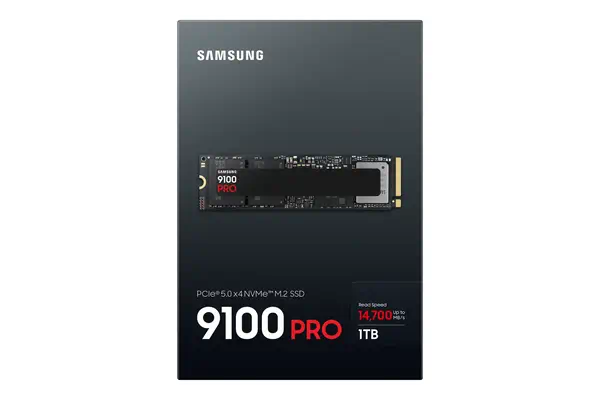Samsung 9100 PRO PCIe® 5.0 NVMe™ M.2 SSD Samsung - visuel 1 - hello RSE - Une efficacité thermique extraordinaire