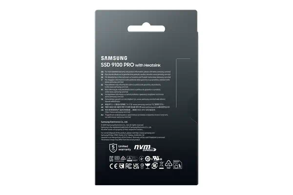 9100 PRO Heatsink PCIe® 5.0 NVMe™ M.2 SSD Samsung - visuel 1 - hello RSE - Donner vie aux innovations