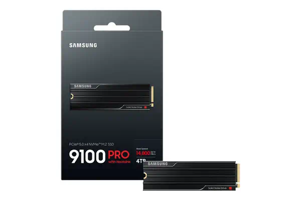 9100 PRO Heatsink PCIe® 5.0 NVMe™ M.2 SSD Samsung - visuel 1 - hello RSE - Polyvalent et puissant