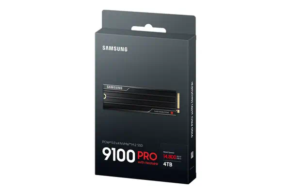 9100 PRO Heatsink PCIe® 5.0 NVMe™ M.2 SSD Samsung - visuel 1 - hello RSE - Performance du PCIe® 5.0