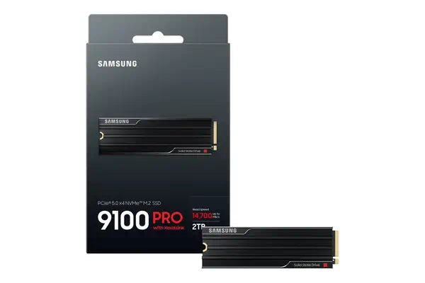 9100 PRO Heatsink PCIe® 5.0 NVMe™ M.2 SSD Samsung - visuel 1 - hello RSE - Polyvalent et puissant