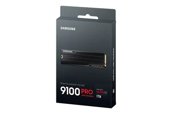 9100 PRO Heatsink PCIe® 5.0 NVMe™ M.2 SSD Samsung - visuel 1 - hello RSE - Performance du PCIe® 5.0